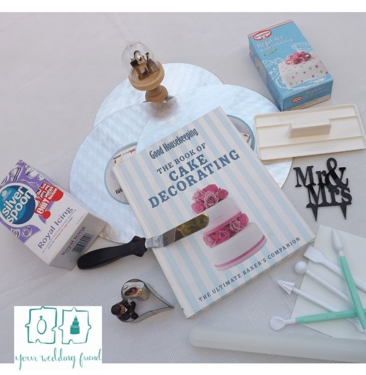 Cake bases, ingredients, tools of the cake makers trade
